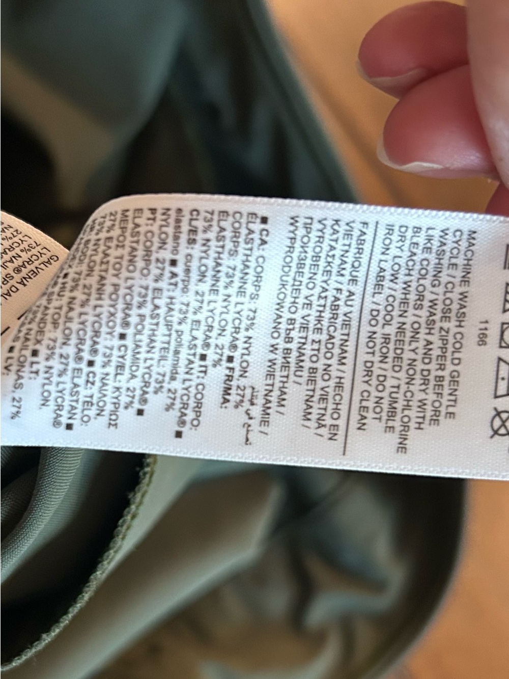 Athleta Stellar Flare Trouser Size 6 Petite Olive Green - Picture 12 of 15